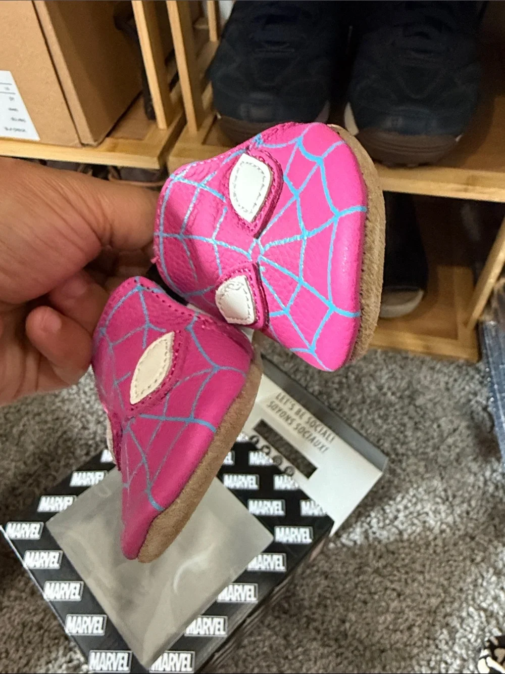 Marvel baby shoes